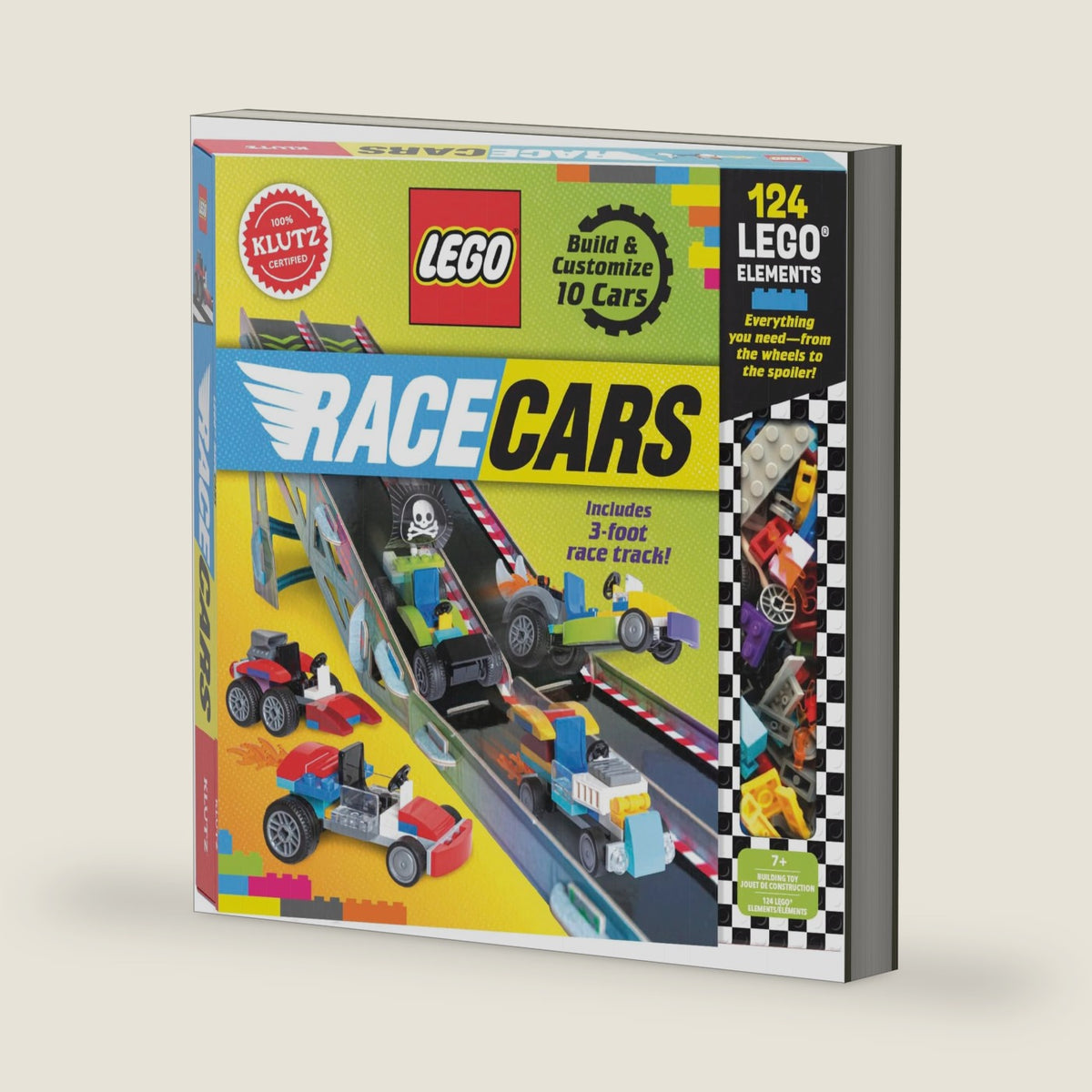 KLUTZ Lego Race Cars STEM Activity Kit, Small