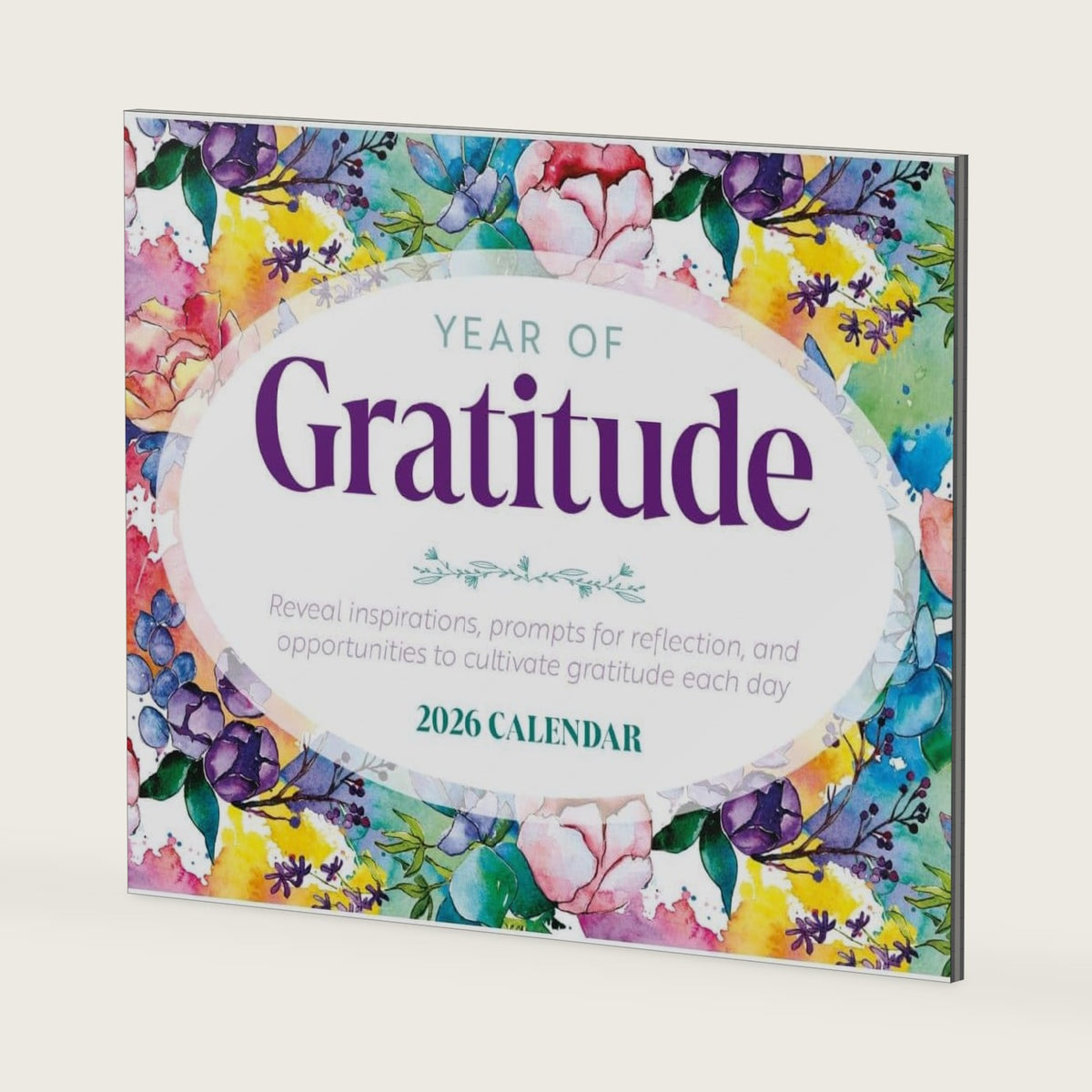 Carousel Calendars, Year of Gratitude 2026 Desk Calendar