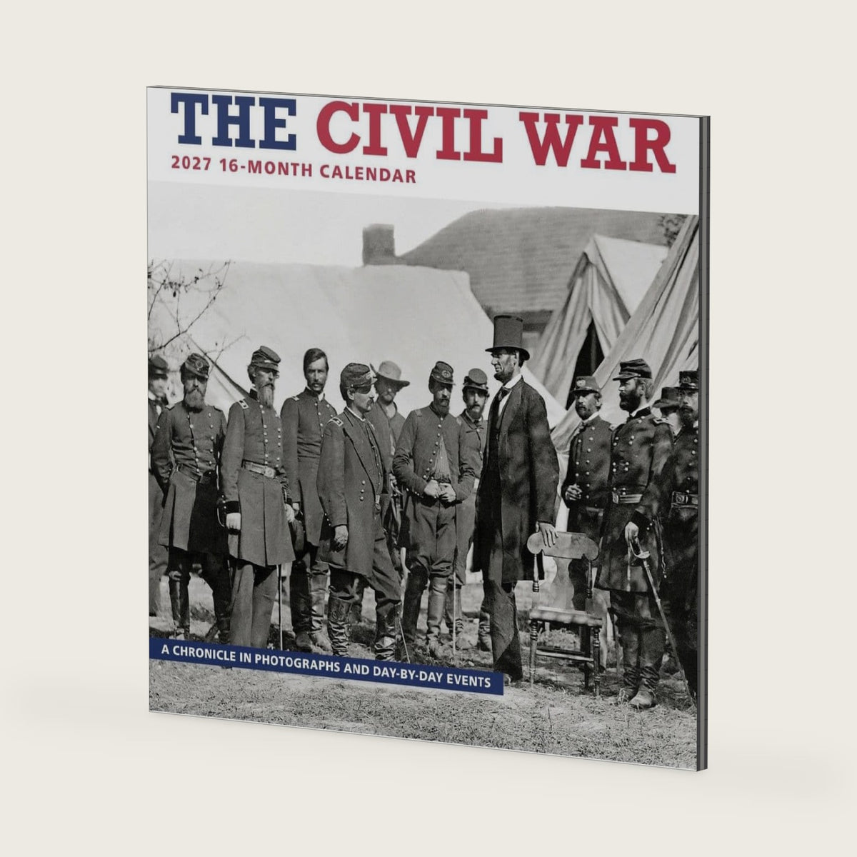 Carousel Worldwide Civil War: Daily Facts 2027 Square Wall Calendar – 16-Month Calendar, Historical Civil War Facts and Imagery, Monthly Square Wall Calendar, 12″ × 12″, Gift