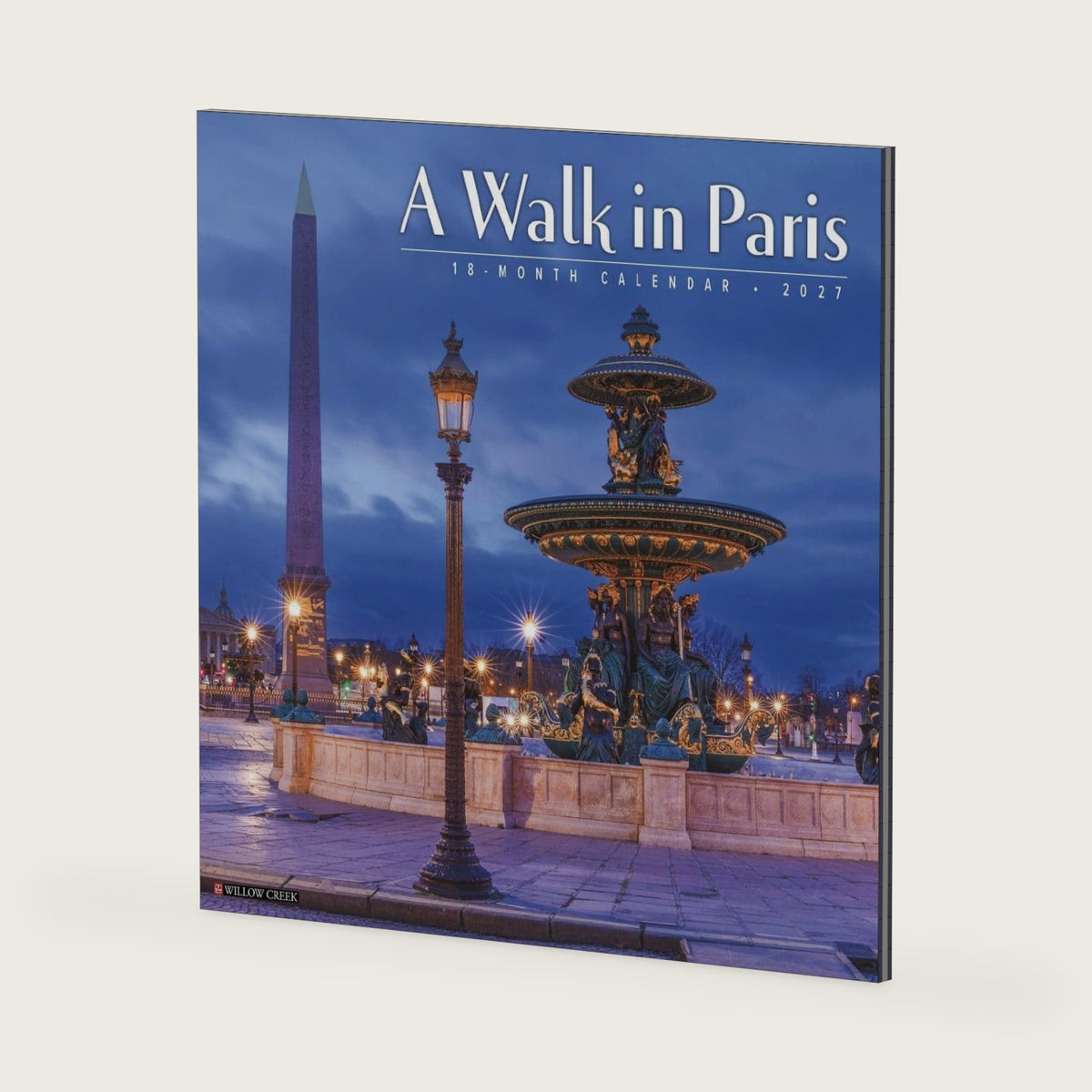 Willow Creek Press, Walk in Paris 2027 Wall Calendar