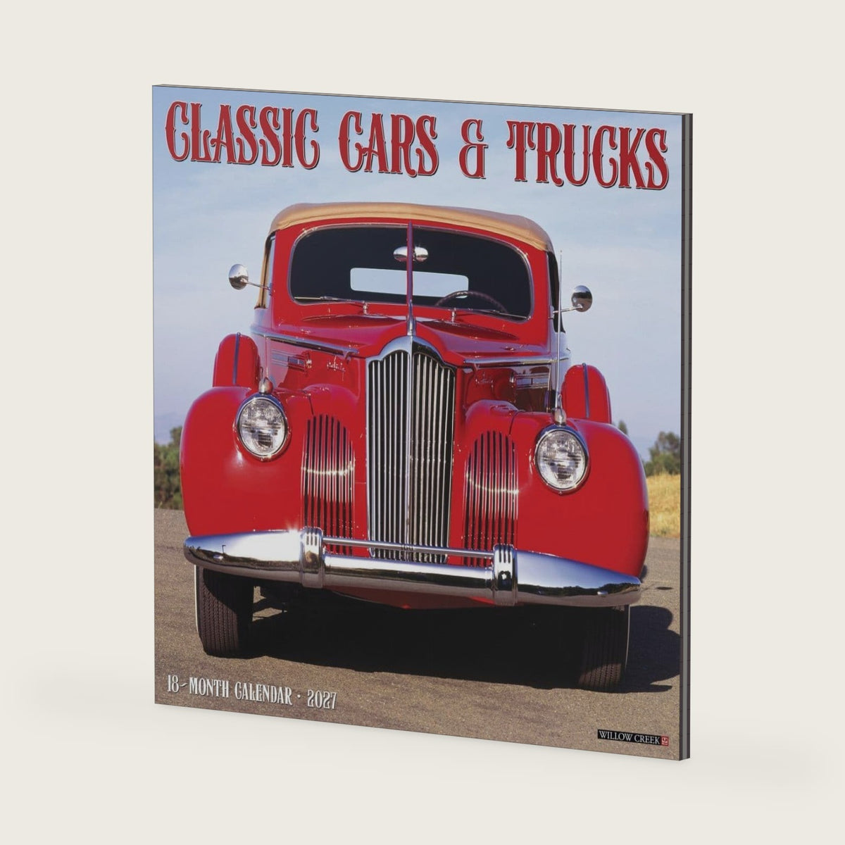Willow Creek Press, Classic Cars and Trucks 2027 Wall Calendar