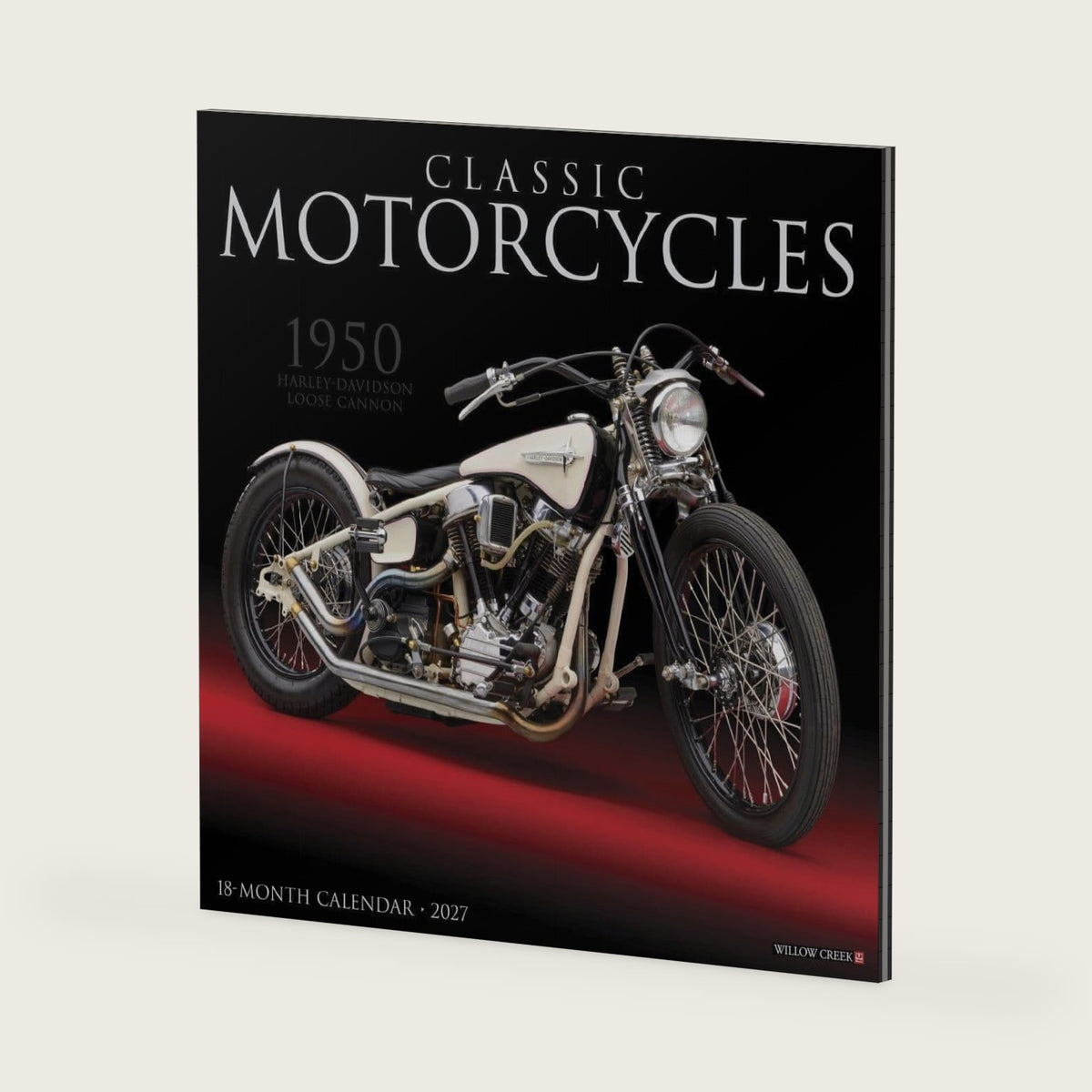 Willow Creek Press, Classic Motorcycles 2027 Wall Calendar