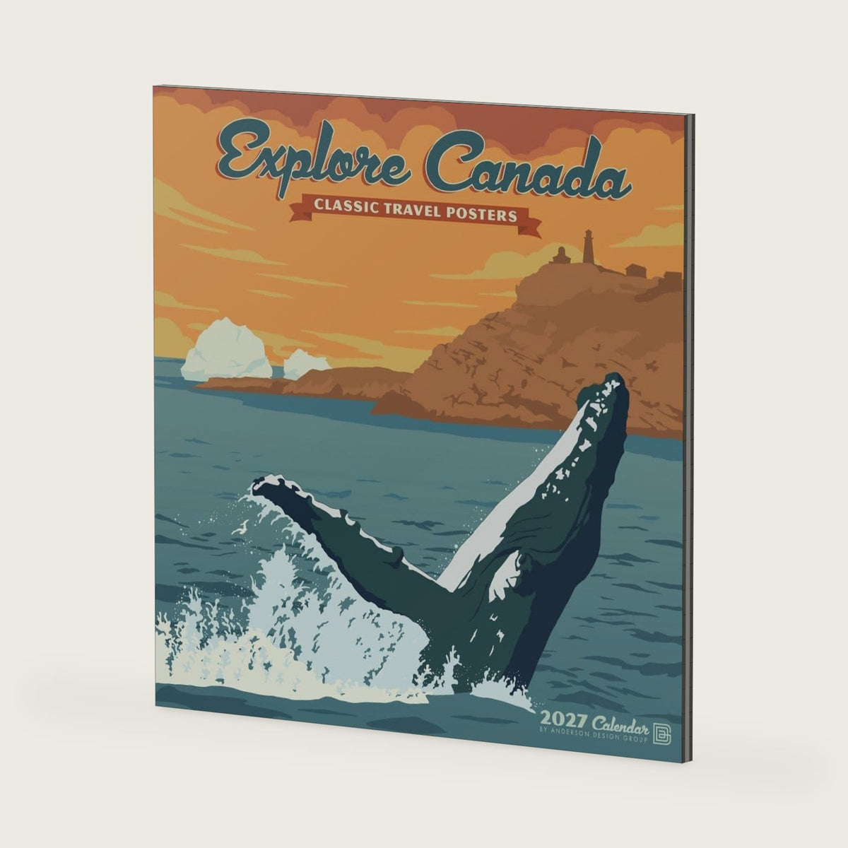 Willow Creek Press, Explore Canada Classic Travel Posters 2027 Wall Calendar