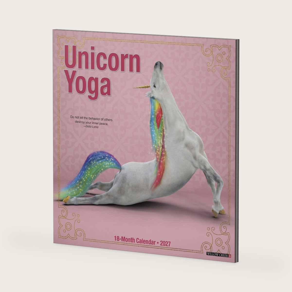 Willow Creek Press, Unicorn Yoga 2027 Wall Calendar