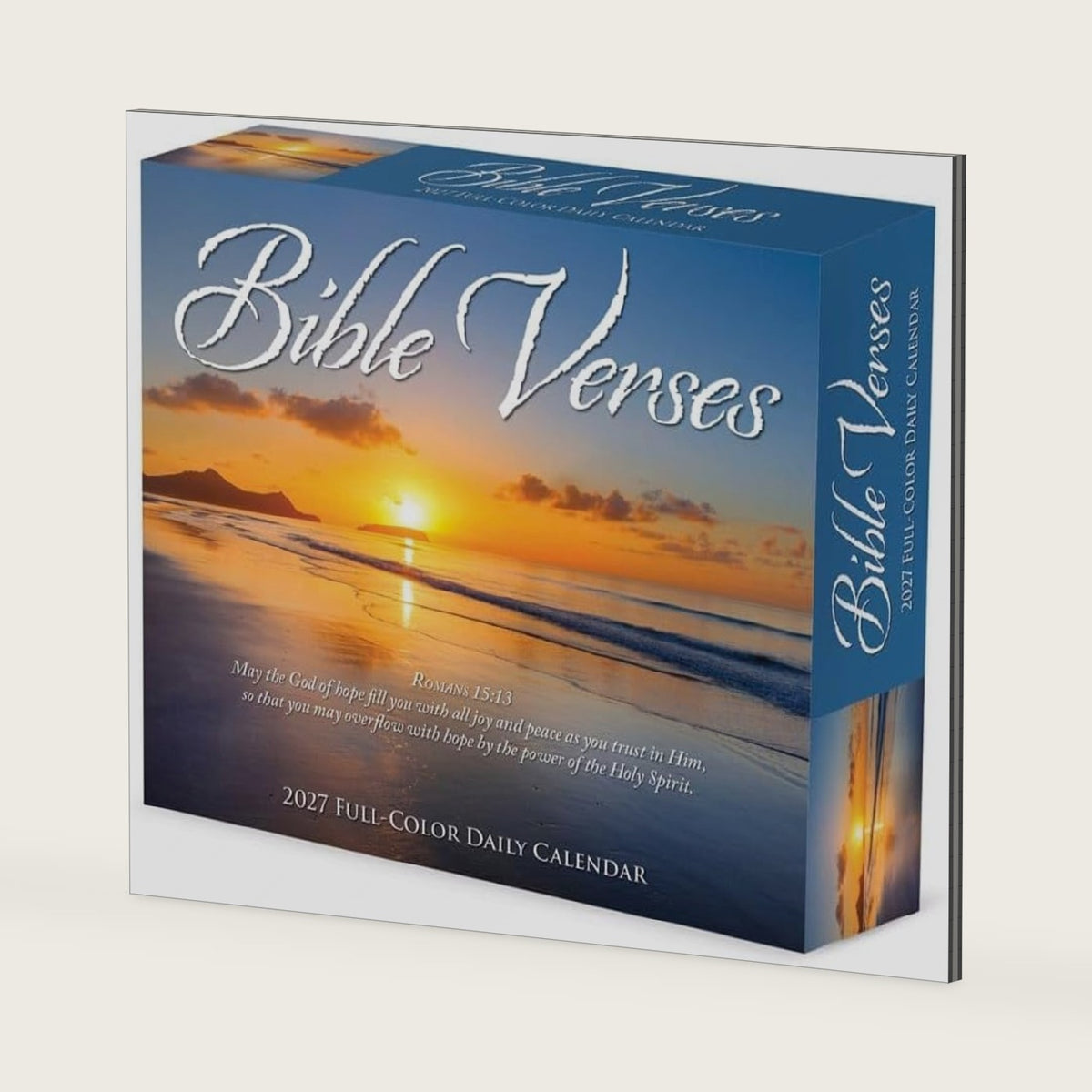 Willow Creek Press, Bible Verses 2027 5.4" x 6.2" Box Calendar
