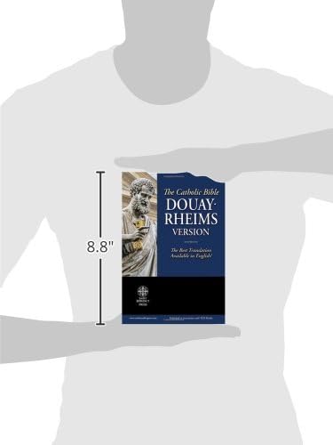 Douay-Rheims Bible (Black Leatherette): Standard Print Size by (D-R)