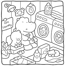 Cozy Days: Coloring Book for Adults and Kids (Cozy Spaces Coloring) by Coco Wyo