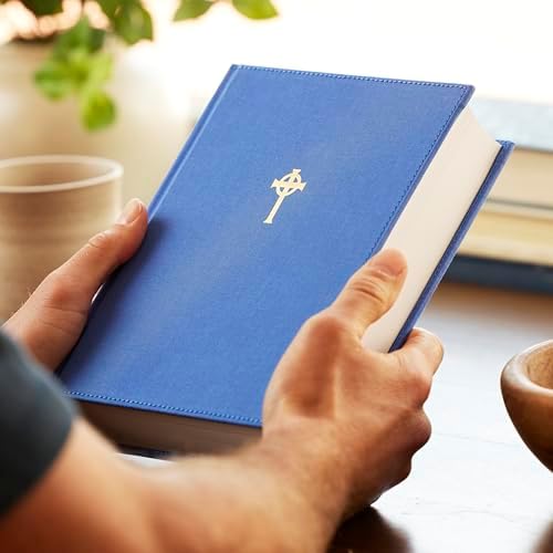 RSV2CE Catholic Bible, Journal Edition, Blue Cloth over Board, Comfort Print by Catholic Bible Press