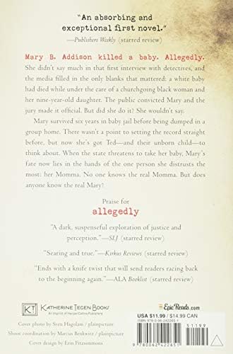 Allegedly: A Story About Injustice, Trauma, and the Search for Truth by Tiffany D. Jackson