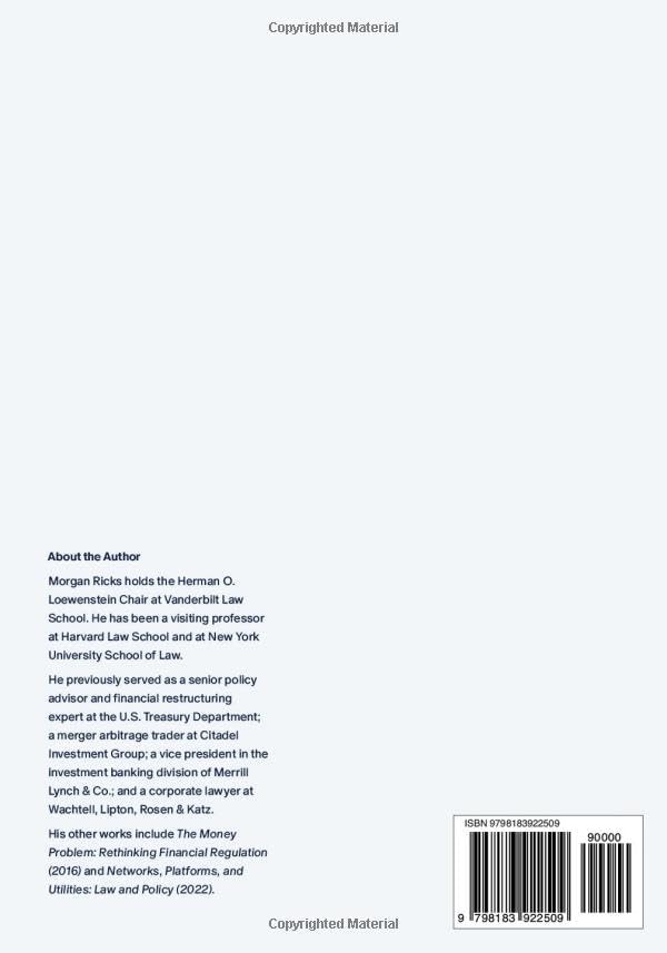 Enterprise Organizations: Law, Theory, and Practice by Morgan Ricks