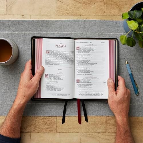 RSV Personal Size Bible with Cross References, Black Premium Goatskin Leather, Premier Collection, (Sovereign Collection) by Thomas Nelson