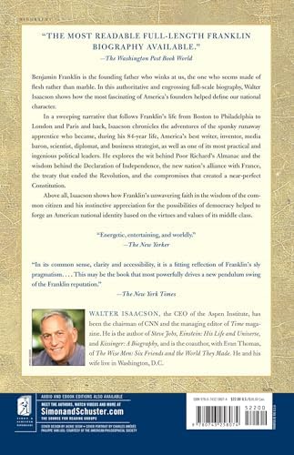 Benjamin Franklin: An American Life by Walter Isaacson