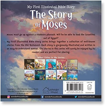 My First Illustrated Bible Story: The Story of Moses (My First Bible Stories) by Wonder House Books