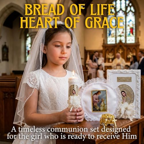 First Communion Bible and Candle Set in Spanish - Biblia y Vela de Primera comunión para niña - Vela para Primera comunion niña - First Communion Candle Set for Girl - recuerdos de Primera comunion