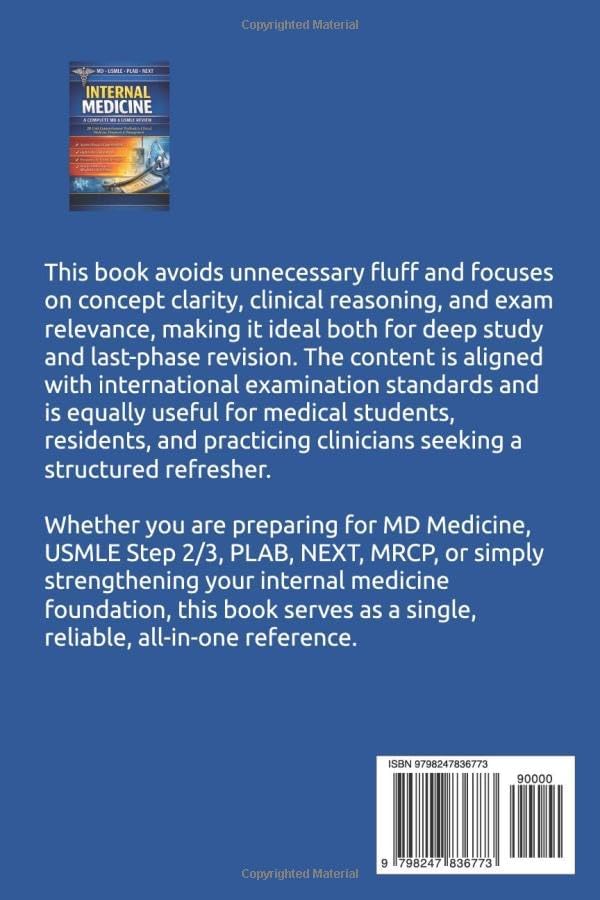 Internal Medicine – A Complete MD & USMLE Review: 20-Unit Comprehensive Textbook for Clinical Medicine, Diagnosis & Management by Amar prasad