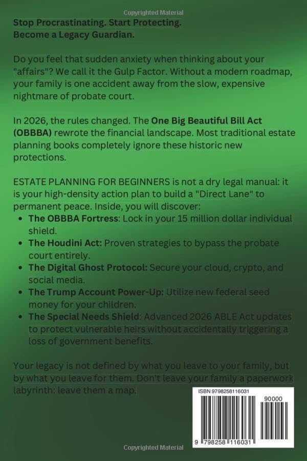 ESTATE PLANNING WILLS & LIVING TRUSTS FOR BEGINNERS: A Step-by-Step Guide to Avoid Probate, Designate Guardians, and Minimize Taxes Without an Attorney (The Wealth Series) by M.L. Backus