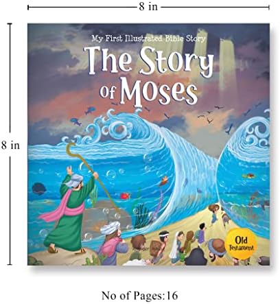 My First Illustrated Bible Story: The Story of Moses (My First Bible Stories) by Wonder House Books