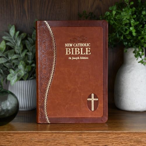 NCB New Catholic Bible, Medium Size - Brown (Print, Dura Lux, Imitation Leather, Catholic Edition Gift Bible, Complete Catholic Bible, St. Joseph Edition, Catholic Book Publishing): Holy Bible by Catholic Book Publishing Corp.