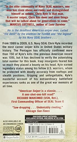 American Sniper: The Autobiography of the Most Lethal Sniper in US Military History―A Navy SEAL's Memoir of War and Family by Chris Kyle