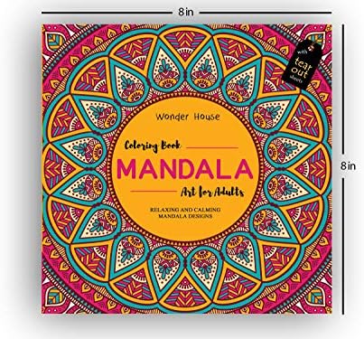 Mandala Art: Colouring books for Adults with tear out sheets by Wonder House Books