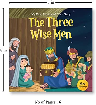 My First Illustrated Bible Story: The Three Wise Men - English / Popular Stories from Bible / Easy to Understand Children Books with Pictures / (My First Bible Stories) by Wonder House Books