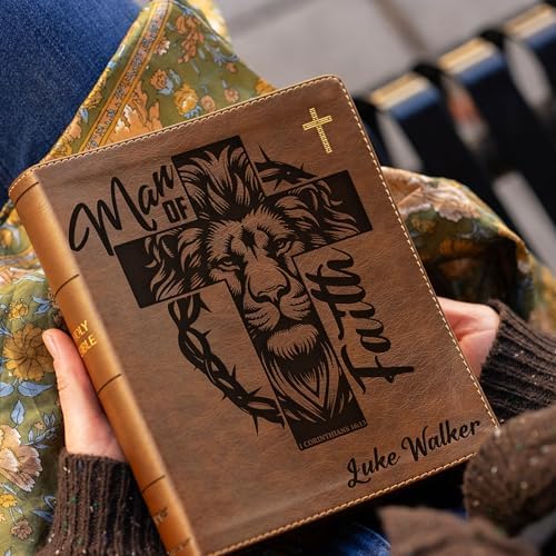 Personalized NIV Bible, Custom Holy Bible, New International Version, Man of Faith (Man of Faith Personalized)
