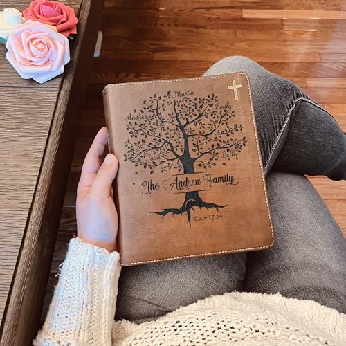 Personalized Family Bible, Custom NIV Family Journaling Bible, Engraved Bible Wedding Bible Christian Gifts Family Bible for Wedding