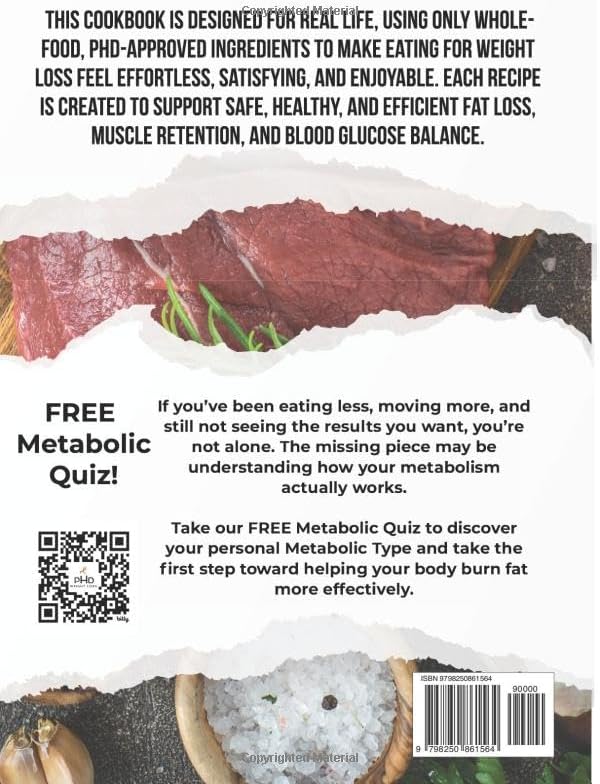 Eating for Fat Loss: The PHD Weight Loss Cookbook: The key to unlocking real longevity by Dr. Ashley Lucas RD