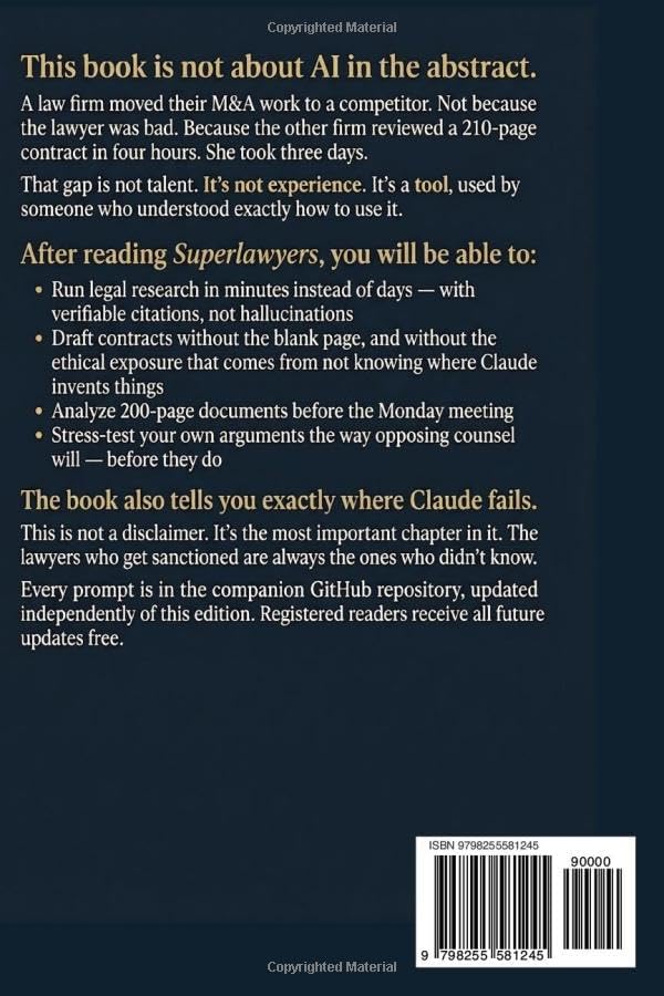 SUPERLAWYERS: How Claude Makes You the Best Lawyer in the Room by Nathan Cord