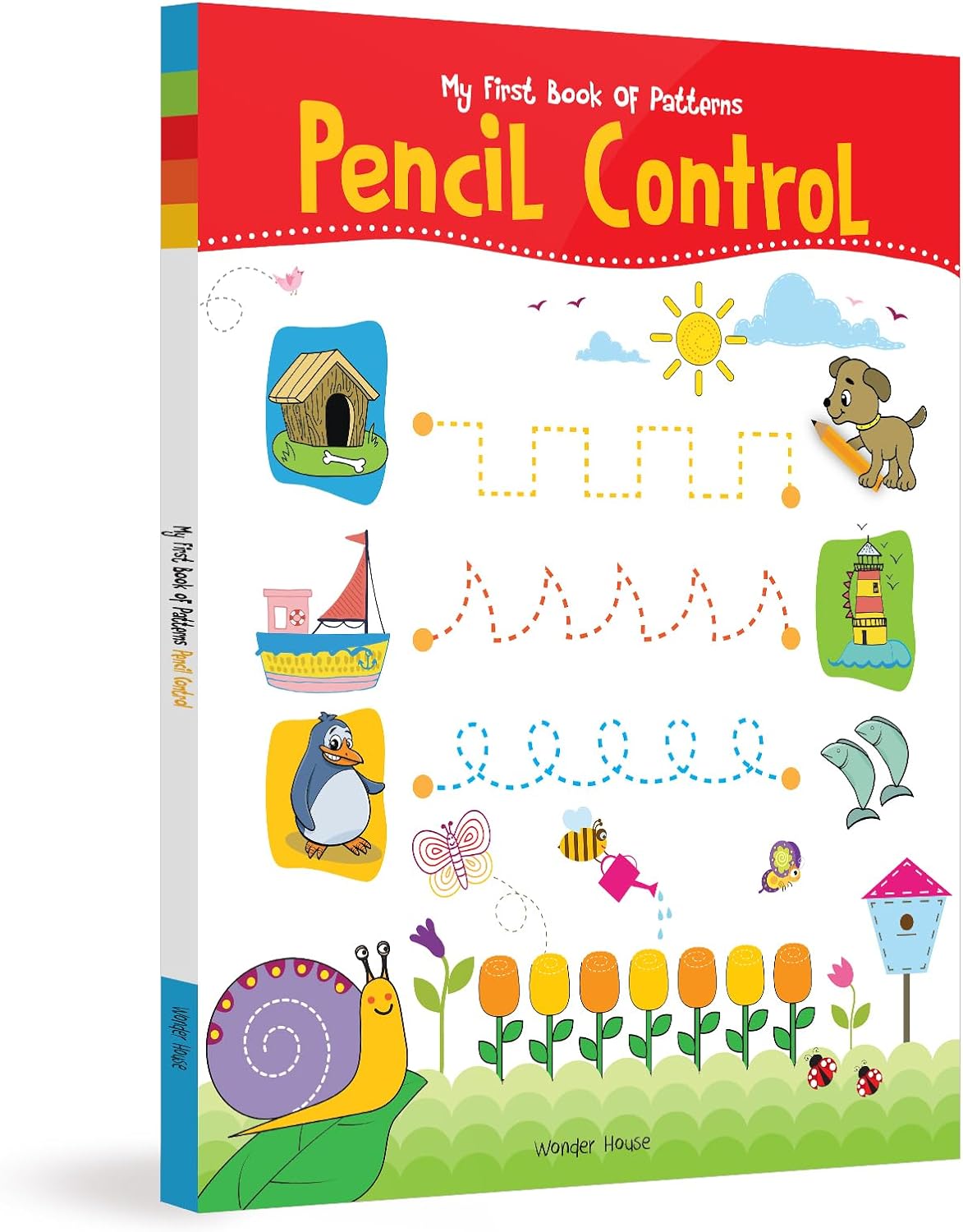 My First Book of Patterns Pencil Control: Patterns Practice book for kids (Pattern Writing) by Wonder House Books