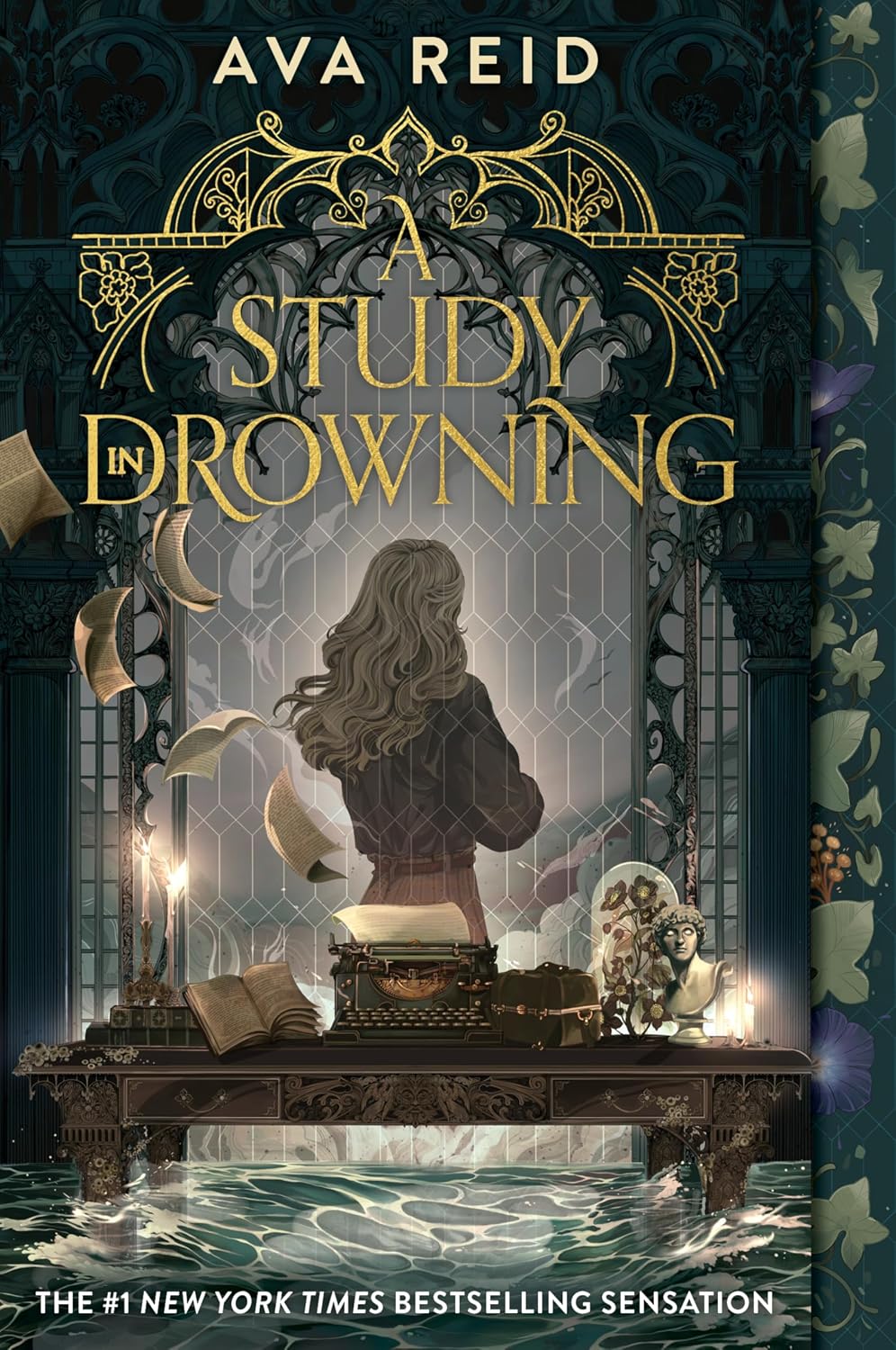 A Study in Drowning: Haunted by the Fairy King, Effy Sayre uncovers dark magic and forbidden love with a rival scholar at crumbling Hiraeth Manor. by Ava Reid