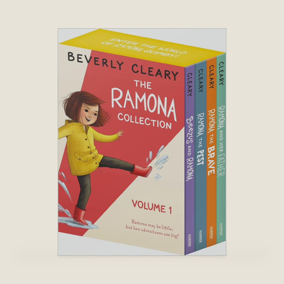 The Ramona Collection, Vol. 1: Beezus and Ramona / Ramona the Pest / Ramona the Brave / Ramona and Her Father [4 Book Box set] by Beverly Cleary