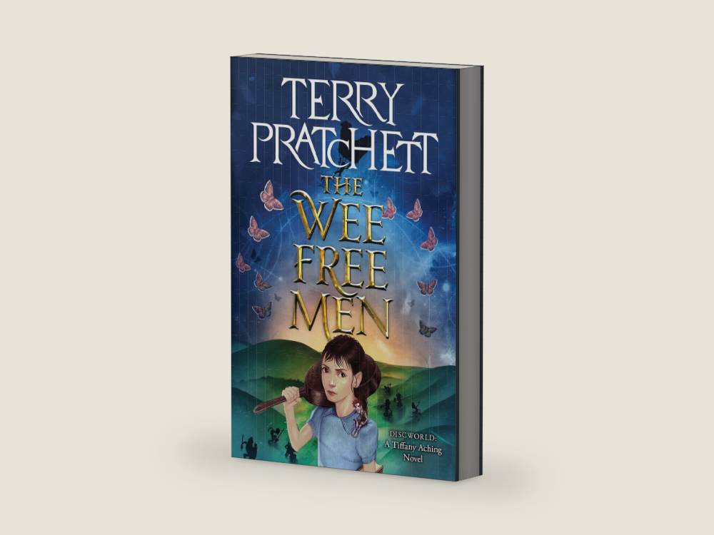 The Wee Free Men: A Novel of Discworld (Tiffany Aching, 1) by Terry Pratchett | barcode:9780063442139 | source:9780063442139-right-three-quarter.jpg