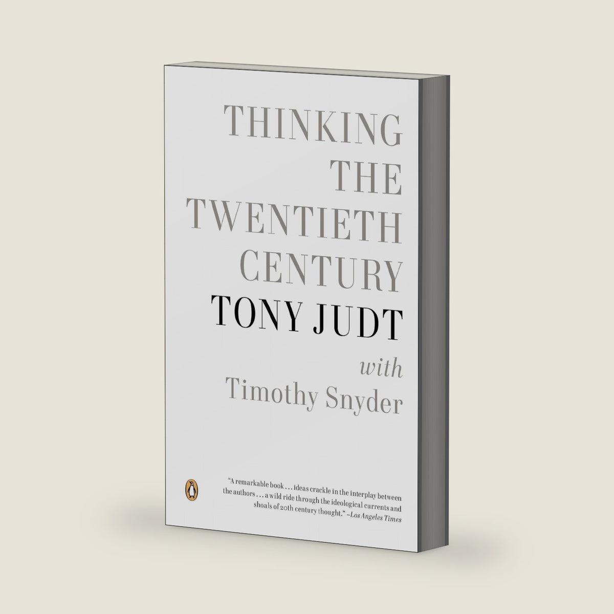 Thinking the Twentieth Century by Tony Judt