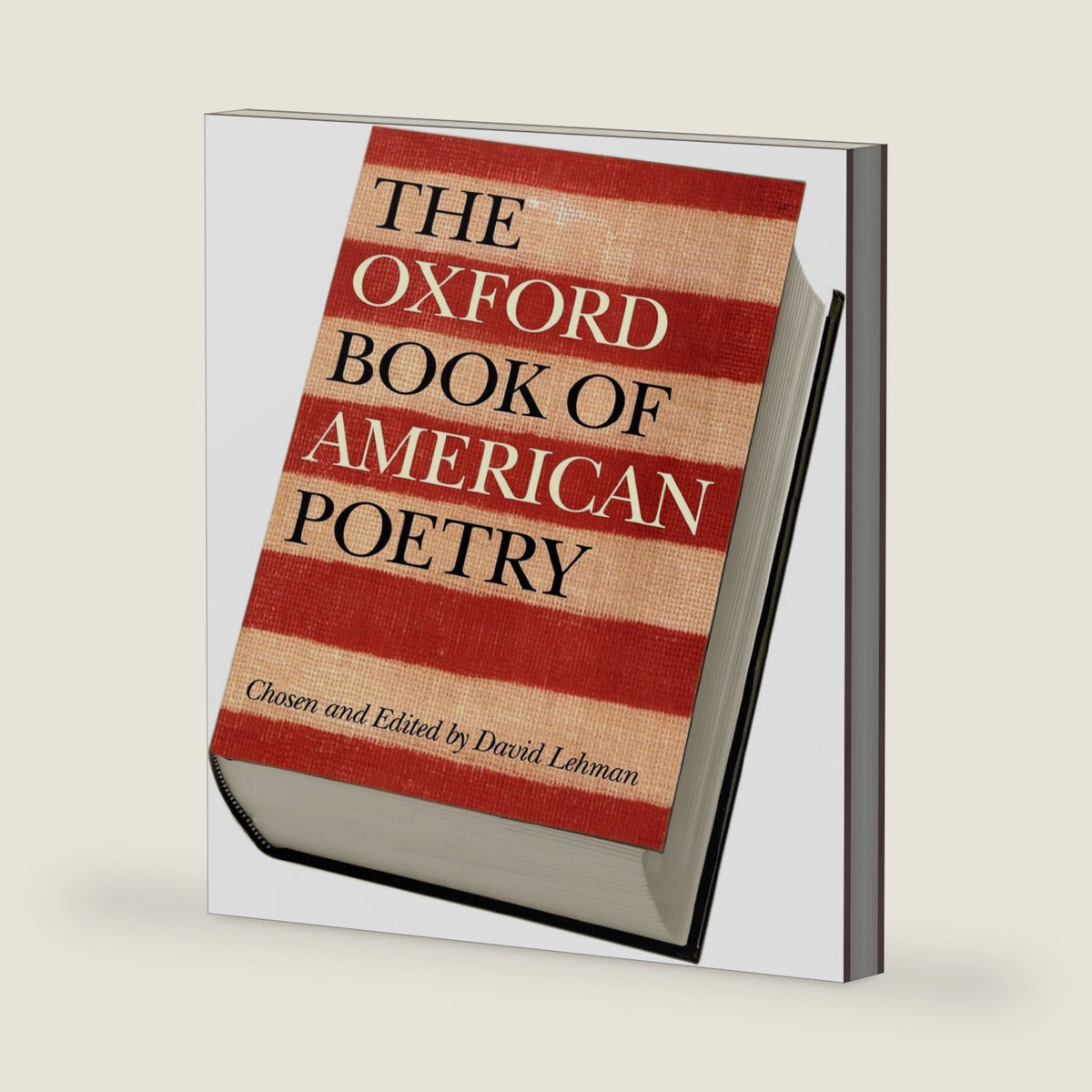 The Oxford Book of American Poetry by David Lehman