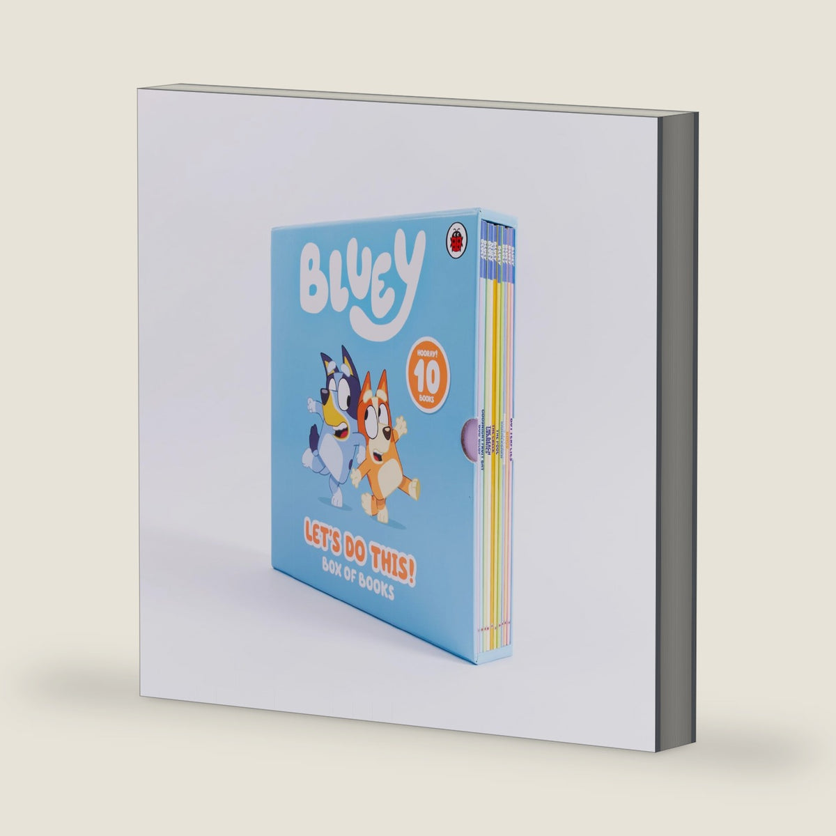 Bluey Let's Do This! Box of Books 10 Books Collection Box Set (Butterflies, Bingo, Magic Xylophone, Hammerbarn, The Pool, Creek, Beach, Grannies, Goodnight Fruit Bat & Bob Bilby) by Bluey
