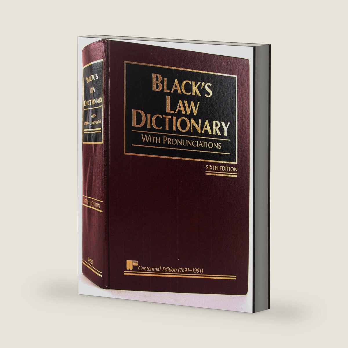Black's Law Dictionary with Pronunciations, 6th Edition (Centennial Edition 1891-1991) by Henry Campbell Black