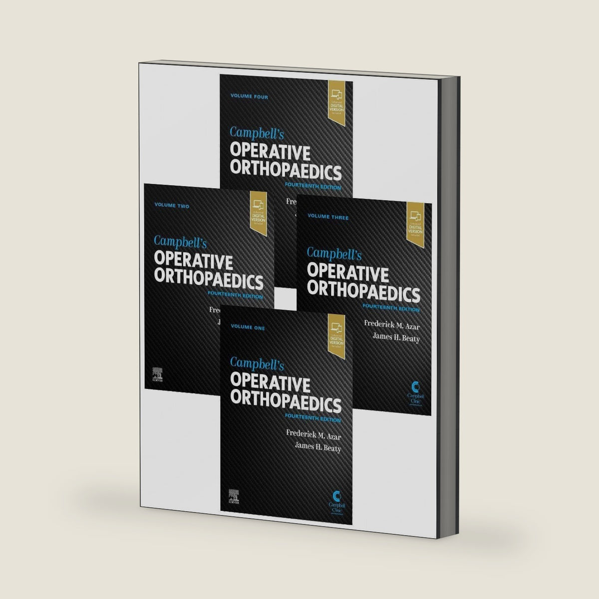 Campbell's Operative Orthopaedics, 4-Volume Set by Frederick M. Azar MD