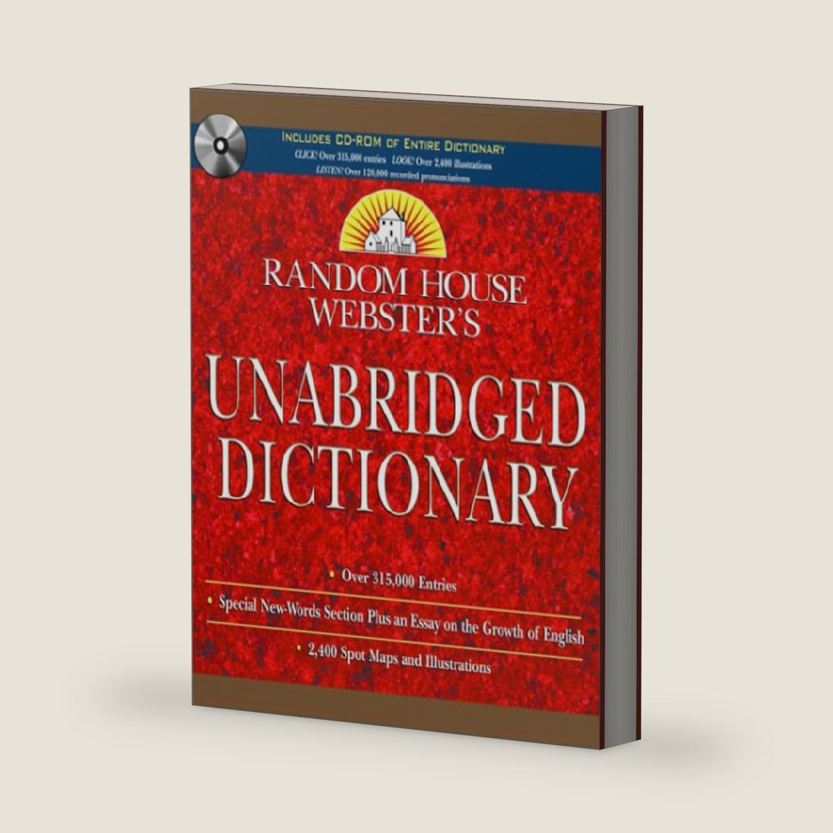 Random House Webster's Unabridged Dictionary Book & CD-ROM Set by Random House