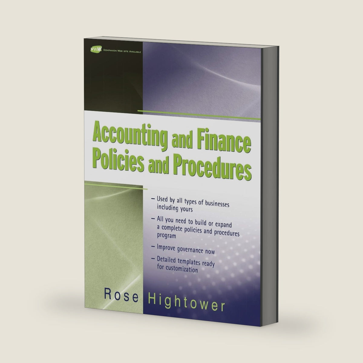 Accounting and Finance Policies and Procedures, (with URL) by Rose Hightower