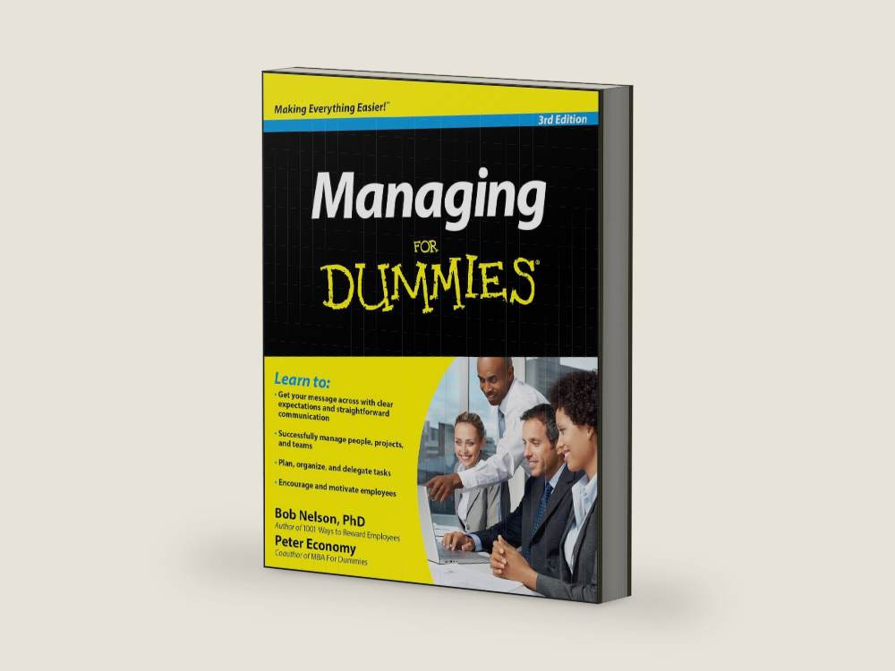 Managing For Dummies (For Dummies Series) by Bob Nelson | barcode:9780470618134 | source:9780470618134-right-three-quarter.jpg