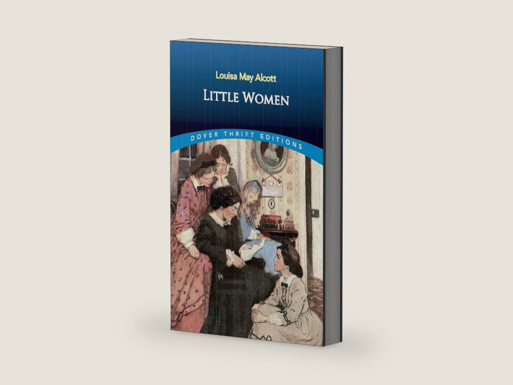 Little Women (Dover Thrift Editions: Classic Novels) by Louisa May Alcott | barcode:9780486828060 | source:9780486828060-right-three-quarter.jpg