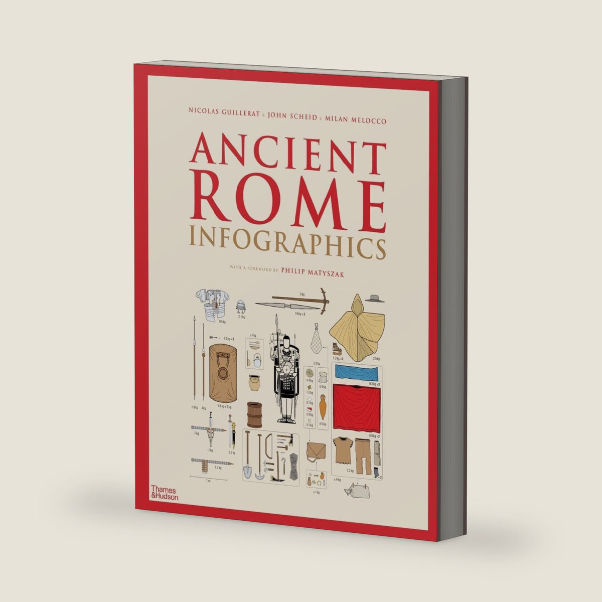 Ancient Rome: Infographics by Nicolas Guillerat