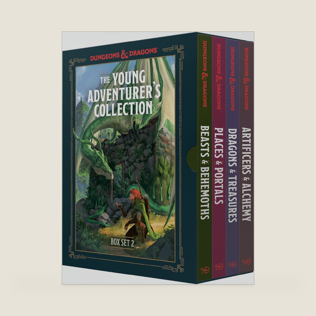 The Young Adventurer's Collection Box Set 2 (Dungeons & Dragons 4-Book Boxed Set): Beasts & Behemoths, Dragons & Treasures, Places & Portals, ... & Dragons Young Adventurer's Guides) by Jim Zub