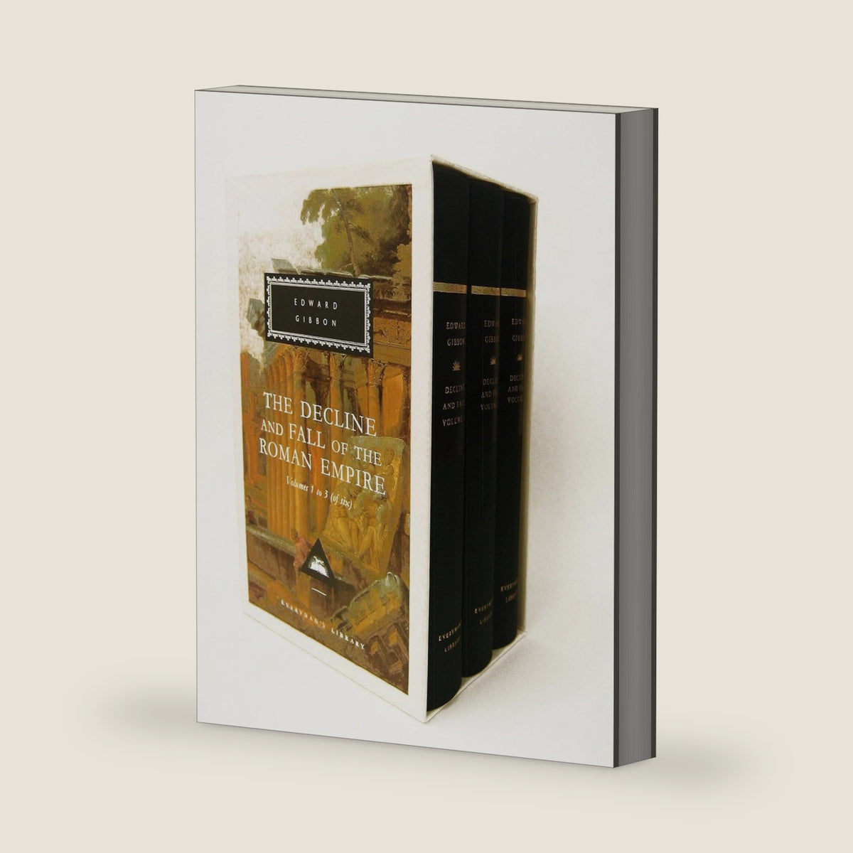 The Decline and Fall of the Roman Empire: Volumes 1-3 of 6 (Everyman's Library) by Edward Gibbon