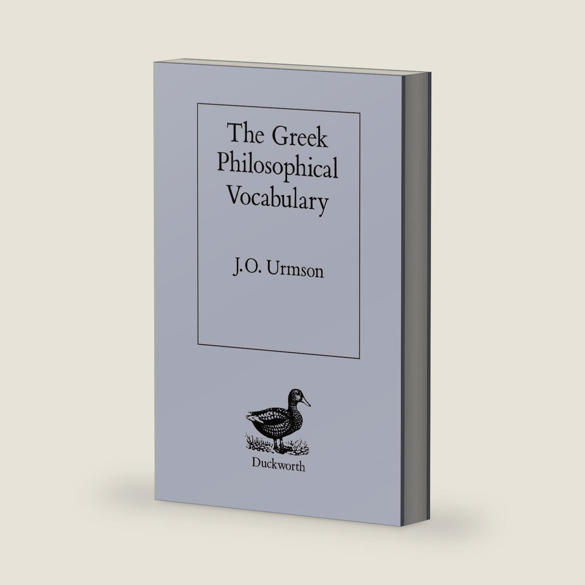 The Greek Philosophical Vocabulary by J.O. Urmson