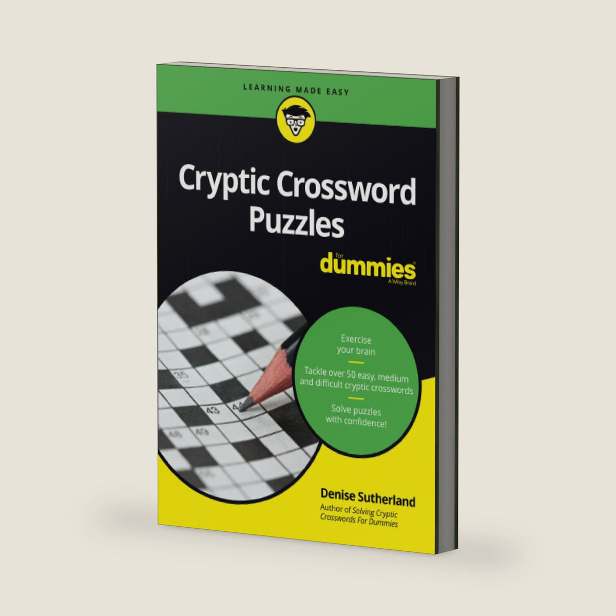 Cryptic Crossword Puzzles For Dummies by Denise Sutherland