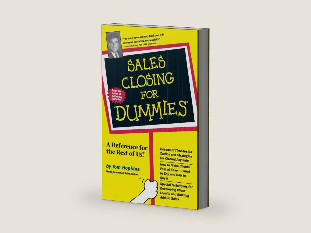 Sales Closing For Dummies (For Dummies Series) by Tom Hopkins | barcode:9780764550638 | source:9780764550638-right-three-quarter.jpg