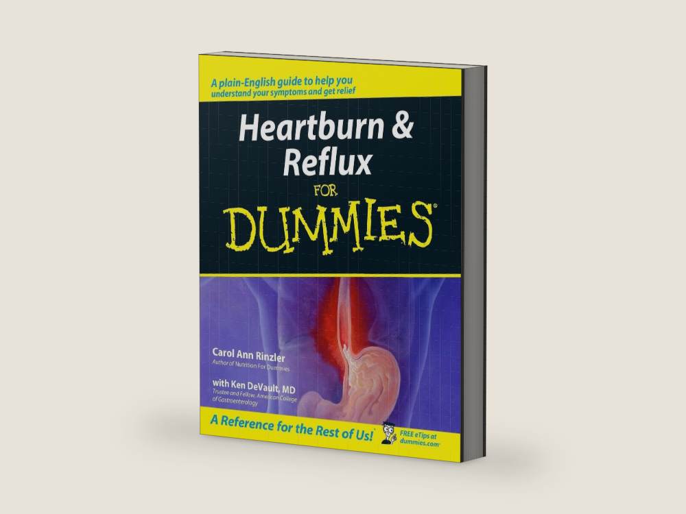 Heartburn and Reflux For Dummies by Carol Ann Rinzler | barcode:9780764556883 | source:9780764556883-right-three-quarter.jpg