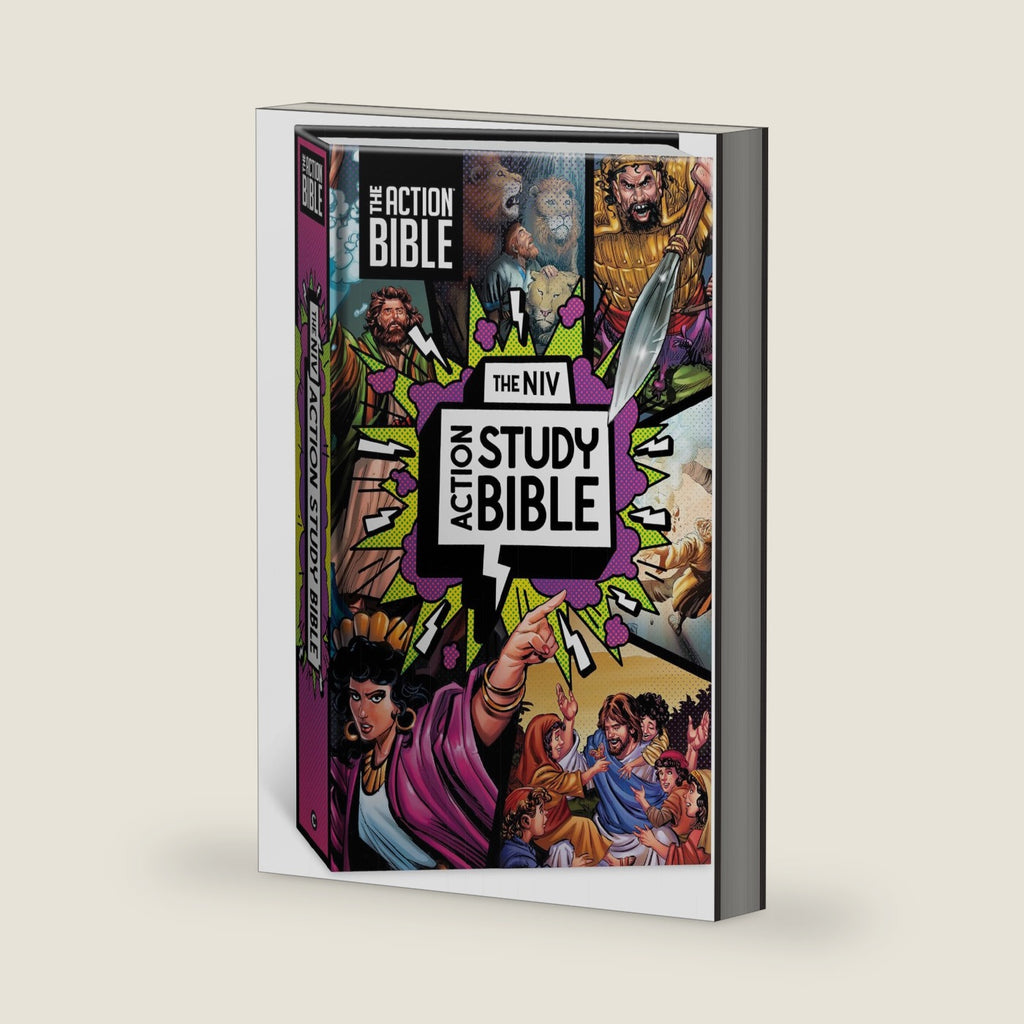 The NIV Action Study Bible, Hardcover, Full Color (Action Bible Series) by David C Cook